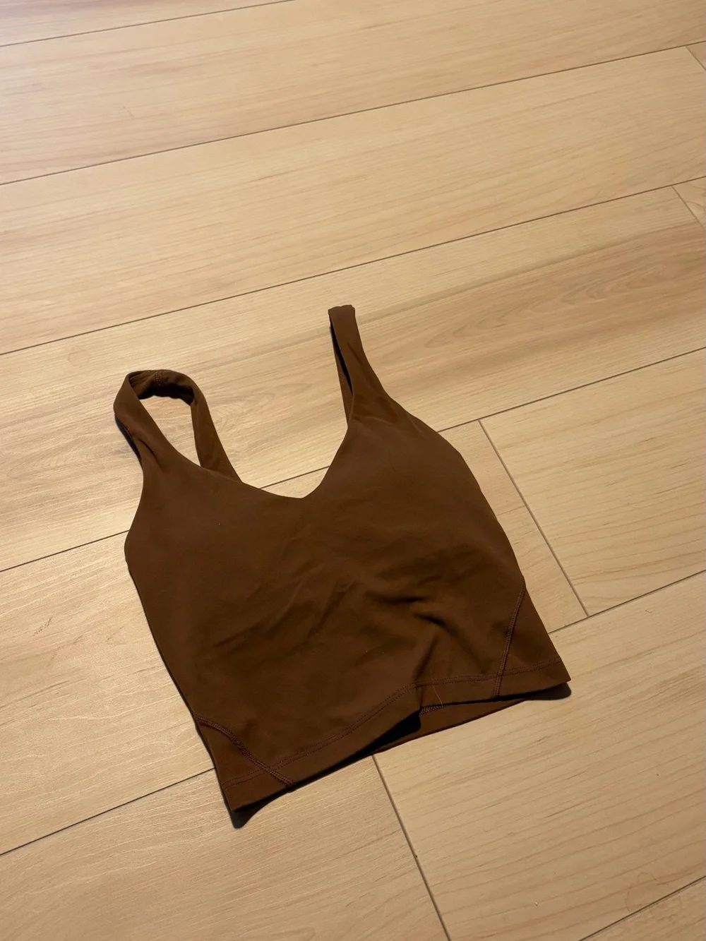 Lululemon Brown Sports Bra / Crop Top